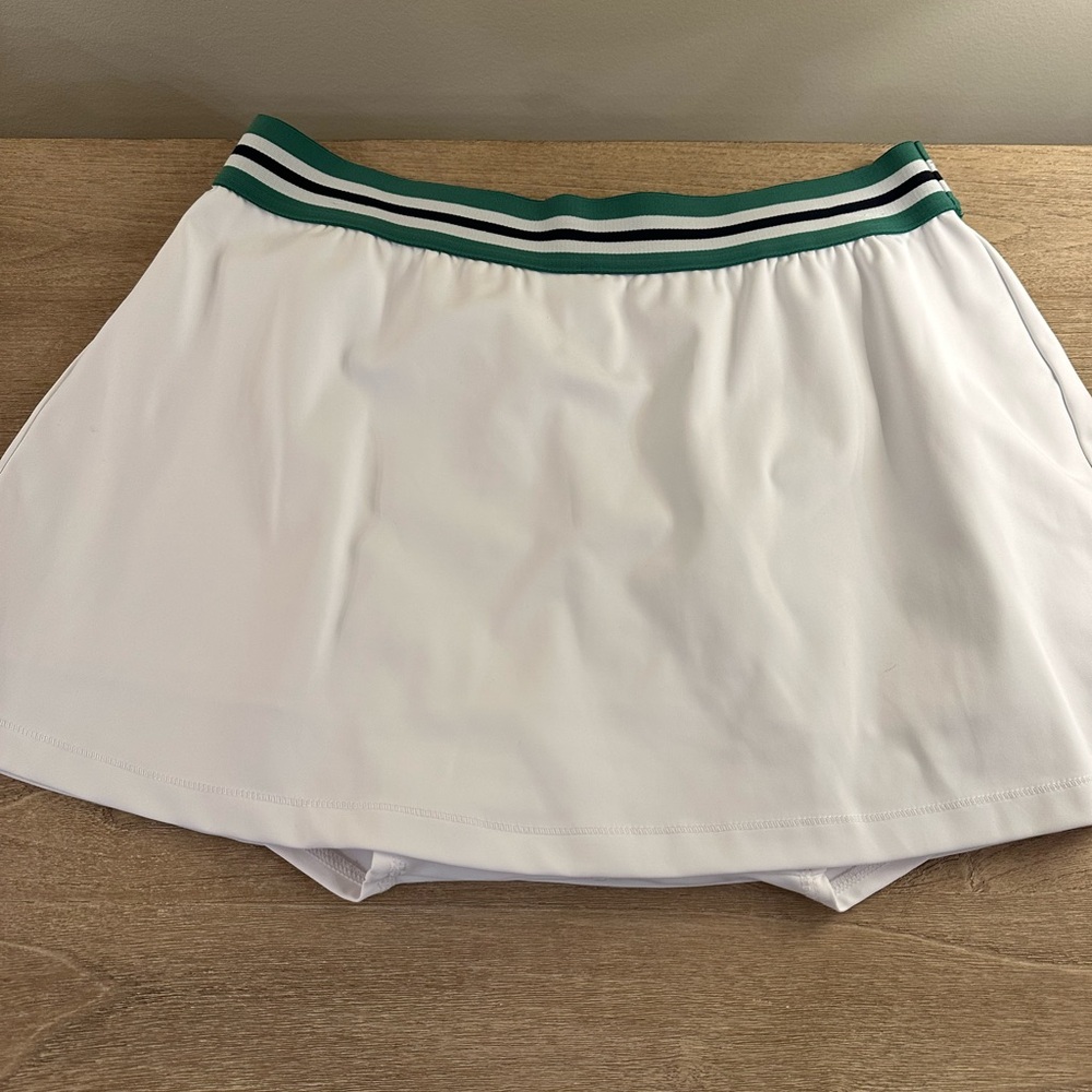 NWOT Flint Park tennis skirt with cute striped waistband